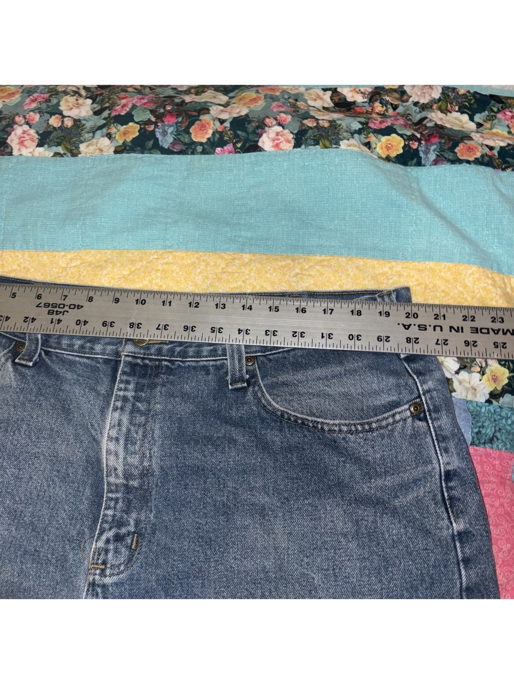 Carhartt Relaxed Fit Denim Work Jeans Mens 40x34 Utility Casual Denim Pants - Picture 8 of 9